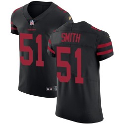 Elite Men's Malcolm Smith Black Alternate Jersey - #51 Football San Francisco 49ers Vapor Untouchable