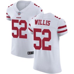 Elite Men's Patrick Willis White Road Jersey - #52 Football San Francisco 49ers Vapor Untouchable