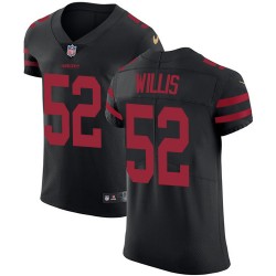 Elite Men's Patrick Willis Black Alternate Jersey - #52 Football San Francisco 49ers Vapor Untouchable