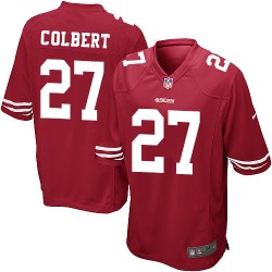 Game Men's Adrian Colbert Red Home Jersey - #27 Football San Francisco 49ers