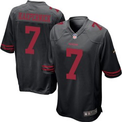 Game Men's Colin Kaepernick Black Alternate Jersey - #7 Football San Francisco 49ers
