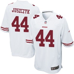 Game Men's Kyle Juszczyk White Road Jersey - #44 Football San Francisco 49ers