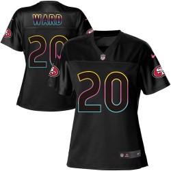 Game Women's Jimmie Ward Black Jersey - #20 Football San Francisco 49ers Fashion