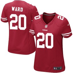 Game Women's Jimmie Ward Red Home Jersey - #20 Football San Francisco 49ers