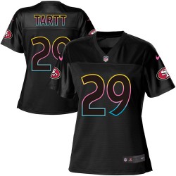 Game Women's Jaquiski Tartt Black Jersey - #29 Football San Francisco 49ers Fashion