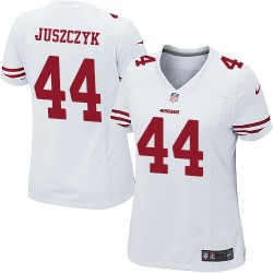 Game Women's Kyle Juszczyk White Road Jersey - #44 Football San Francisco 49ers
