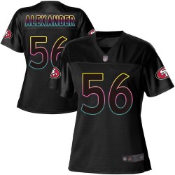 Game Women's Kwon Alexander Black Jersey - #56 Football San Francisco 49ers Fashion