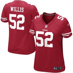 Game Women's Patrick Willis Red Home Jersey - #52 Football San Francisco 49ers