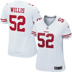Game Women's Patrick Willis White Road Jersey - #52 Football San Francisco 49ers