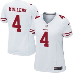 Game Women's Nick Mullens White Road Jersey - #4 Football San Francisco 49ers