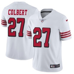 Limited Men's Adrian Colbert White Jersey - #27 Football San Francisco 49ers Rush Vapor Untouchable