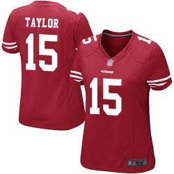Game Women's Trent Taylor Red Home Jersey - #15 Football San Francisco 49ers