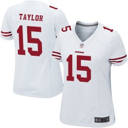 Game Women's Trent Taylor White Road Jersey - #15 Football San Francisco 49ers