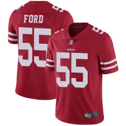 Limited Men's Dee Ford Red Home Jersey - #55 Football San Francisco 49ers Vapor Untouchable