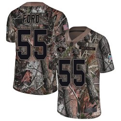 Limited Men's Dee Ford Camo Jersey - #55 Football San Francisco 49ers Rush Realtree