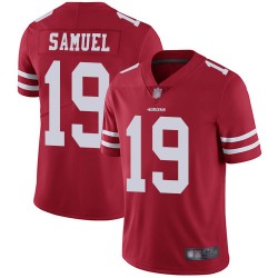 Limited Men's Deebo Samuel Red Home Jersey - #19 Football San Francisco 49ers Vapor Untouchable