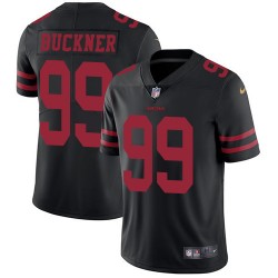 Limited Men's DeForest Buckner Black Alternate Jersey - #99 Football San Francisco 49ers Vapor Untouchable