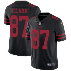 Limited Men's Dwight Clark Black Alternate Jersey - #87 Football San Francisco 49ers Vapor Untouchable