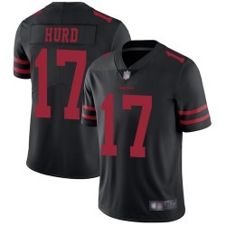Limited Men's Jalen Hurd Black Alternate Jersey - #17 Football San Francisco 49ers Vapor Untouchable