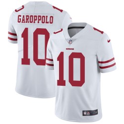 Limited Men's Jimmy Garoppolo White Road Jersey - #10 Football San Francisco 49ers Vapor Untouchable