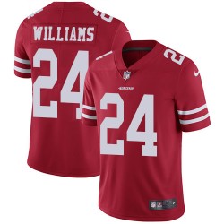 Limited Men's K'Waun Williams Red Home Jersey - #24 Football San Francisco 49ers Vapor Untouchable