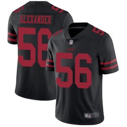 Limited Men's Kwon Alexander Black Alternate Jersey - #56 Football San Francisco 49ers Vapor Untouchable