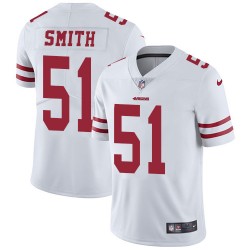 Limited Men's Malcolm Smith White Road Jersey - #51 Football San Francisco 49ers Vapor Untouchable