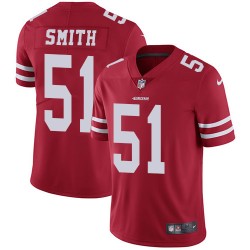 Limited Men's Malcolm Smith Red Home Jersey - #51 Football San Francisco 49ers Vapor Untouchable
