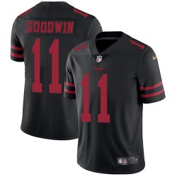 Limited Men's Marquise Goodwin Black Alternate Jersey - #11 Football San Francisco 49ers Vapor Untouchable