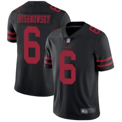 Limited Men's Mitch Wishnowsky Black Alternate Jersey - #6 Football San Francisco 49ers Vapor Untouchable