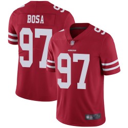 Limited Men's Nick Bosa Red Home Jersey - #97 Football San Francisco 49ers Vapor Untouchable