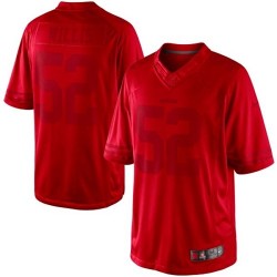 Limited Men's Patrick Willis Red Jersey - #52 Football San Francisco 49ers Drenched