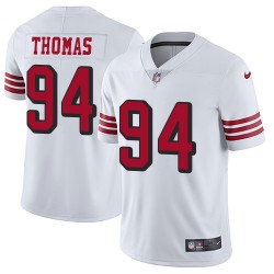 Limited Men's Solomon Thomas White Jersey - #94 Football San Francisco 49ers Rush Vapor Untouchable