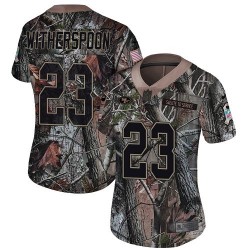 Limited Women's Ahkello Witherspoon Camo Jersey - #23 Football San Francisco 49ers Rush Realtree