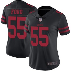 Limited Women's Dee Ford Black Alternate Jersey - #55 Football San Francisco 49ers Vapor Untouchable