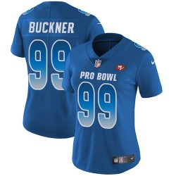 Limited Women's DeForest Buckner Royal Blue Jersey - #99 Football San Francisco 49ers NFC 2019 Pro Bowl