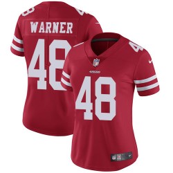 Limited Women's Fred Warner Red Home Jersey - #54 Football San Francisco 49ers Vapor Untouchable