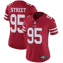 Limited Women's Kentavius Street Red Home Jersey - #95 Football San Francisco 49ers Vapor Untouchable