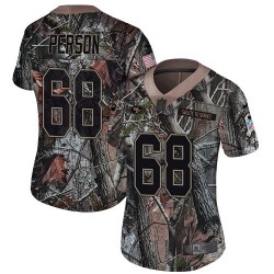 Limited Women's Mike Person Camo Jersey - #68 Football San Francisco 49ers Rush Realtree