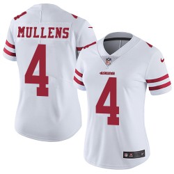 Limited Women's Nick Mullens White Road Jersey - #4 Football San Francisco 49ers Vapor Untouchable