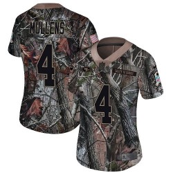 Limited Women's Nick Mullens Camo Jersey - #4 Football San Francisco 49ers Rush Realtree