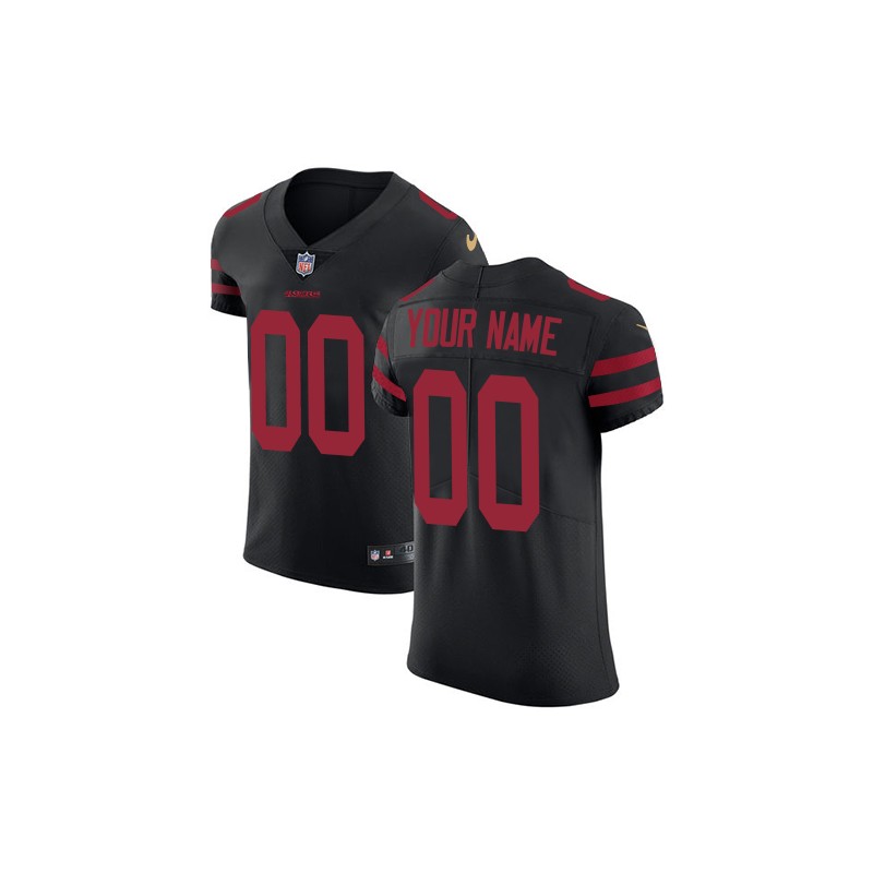 الازرق النيلي Elite Men's Black Alternate Jersey - Football Customized San Francisco  49ers Vapor Untouchable Size 40/M الازرق النيلي