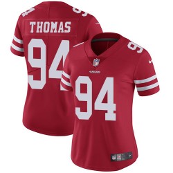 Limited Women's Solomon Thomas Red Home Jersey - #94 Football San Francisco 49ers Vapor Untouchable