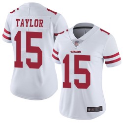 Limited Women's Trent Taylor White Road Jersey - #15 Football San Francisco 49ers Vapor Untouchable