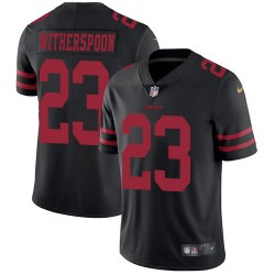 Limited Youth Ahkello Witherspoon Black Alternate Jersey - #23 Football San Francisco 49ers Vapor Untouchable