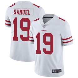 Limited Youth Deebo Samuel White Road Jersey - #19 Football San Francisco 49ers Vapor Untouchable