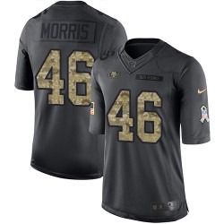 Limited Youth Jason Verrett Olive/Camo Jersey - #34 Football San Francisco 49ers 2017 Salute to Service