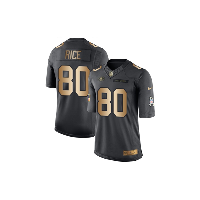 49ers black gold jersey