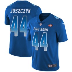 Limited Youth Kyle Juszczyk Royal Blue Jersey - #44 Football San Francisco 49ers NFC 2019 Pro Bowl