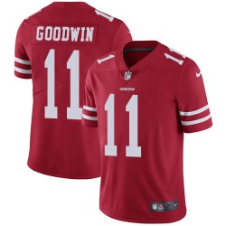 Limited Youth Marquise Goodwin Red Home Jersey - #11 Football San Francisco 49ers Vapor Untouchable